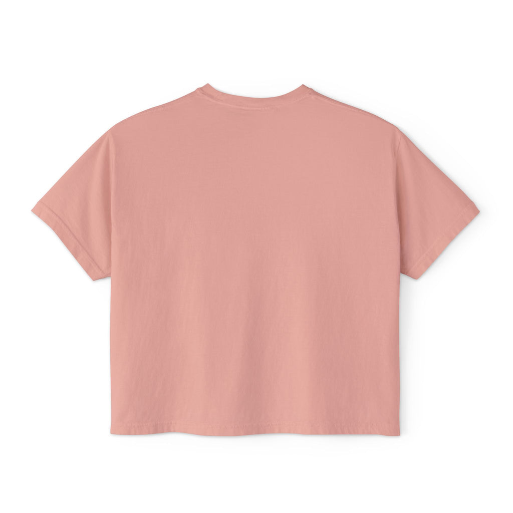 Boxy Tee — Colorful Markers Art Print Women's Cropped T‑Shirt