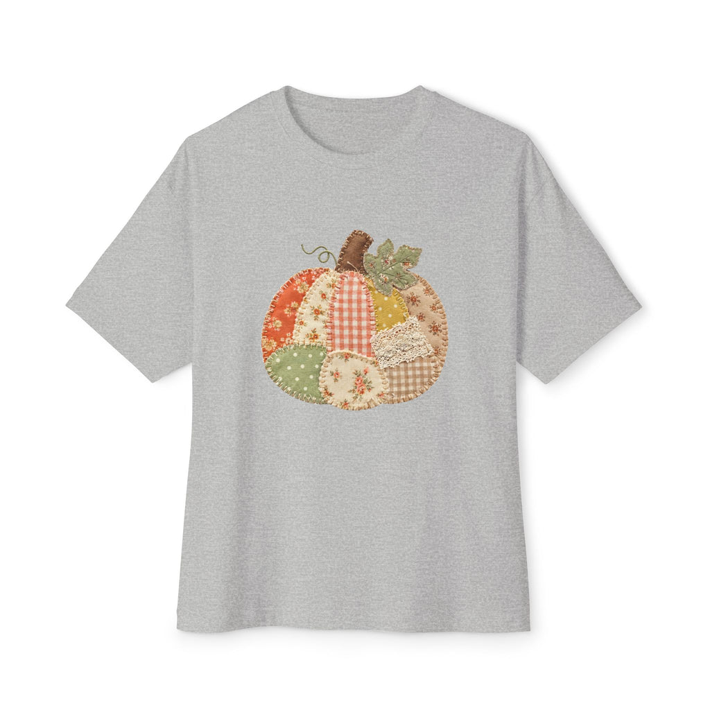 Patchwork Pumpkin Fall Graphic T-Shirt